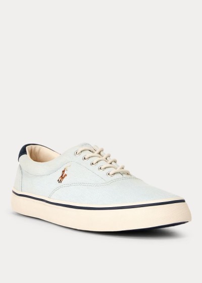 Zapatillas Polo Ralph Lauren Hombre Azules Claro - Thorton Denim - CZRLJ5923